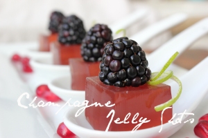 Photography of Champagne Jelly Shots by Madame Croquette